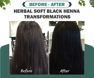 Rajasthani <b>Natural</b> Organic <b>Henna</b> Leaves Low Chemical Non-Allergic Black Mehndi Powder Permanent Hair Color Beauty Sample - Product Image 4