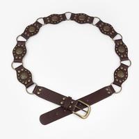Ceinture Corset Western Cowboy/Cowgirl en PU pour Femme, Style Punk Gothique Vintage, Ceinture Décorative Sauvage avec Rivets et Boucle Large Rétro