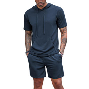 Customized Print Letter Logo 480 GSM 100% Cotton Baggy Fleece Oversized Hoodie Jogger Set Men's <b>2</b>-Piece Sweatsuits Winter - Product Image 1