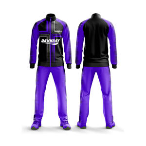 Ensemble de survêtement de sport en polyester pour la salle de sport, pantalon et veste pour hommes, femmes et jeunes, tenue d'entraînement pour équipe - Product Image 4