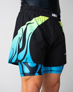 Shorts de sport personnalisés imprimés, tissu respirant et à séchage rapide, pour entraînement, course à pied, gym, fitness, pour hommes, femmes, jeunes, usage quotidien. - Product Image 2