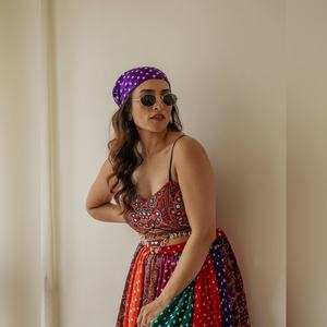 ชุดเลเฮนกาโชลีงานหนักสำหรับผู้หญิง งานแต่งงาน งานออกแบบอินเดีย ชุดออกงาน พร้อมส่ง ขายส่ง - Product Image 3