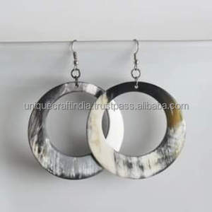 Handmade Brass Hoop <b>Earrings</b> Customizable Size Drop Fashion Jewelry Hot Sale with Gift Packing 1 Pair - Product Image 3