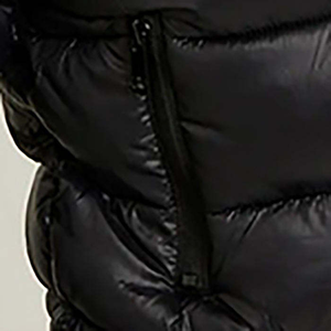 Chaqueta acolchada recortada con burbujas de poliéster para mujer con el logotipo de su marca personalizada para mujer, venta al por mayor, invierno, alta calidad - Product Image 5