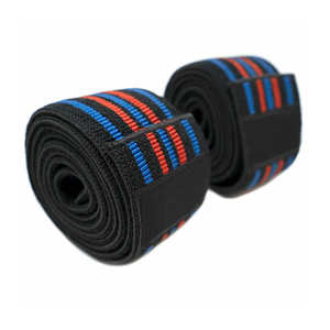 Top Vente de Haute Qualité Genou Wraps Respirant Néoprène et Coton Logo Personnalisé pour Sport et Fitness-Prix de Gros - Product Image 1