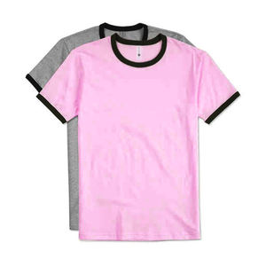 La camiseta Ringer más vendida para hombre Diseña tu propio estilo Camiseta de talla grande para hombre Camisetas Ringer al por mayor de moda para hombre - Product Image 1