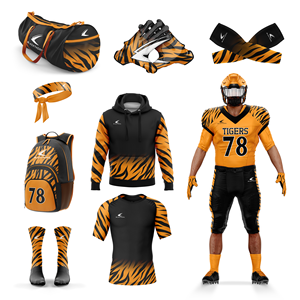 Uniforme de Fútbol Americano para Hombre, Sublimación, Manga Corta, Tela de Poliéster y Spandex, Venta al Por Mayor para Adultos - Product Image 2