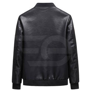 Men Leather <b>Jacket</b> <b>Smart</b> Fashion Outerwear Winter Apparel Durable Leather Clothing Classic Style Men Leather <b>Jacket</b> - Product Image 2
