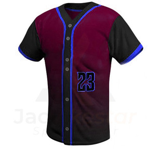Tenue de baseball personnalisée, uniforme de baseball et de softball pour hommes et femmes, maillot de baseball à boutons, maillot avec logo de sponsor de votre équipe - Product Image 2
