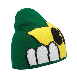 Vente en gros de bonnets d'hiver chauds en tricot, bonnets épais de qualité supérieure, couleur unie, doux et confortables, chapeaux en tricot, logo personnalisé, vêtements décontractés - Product Image 4