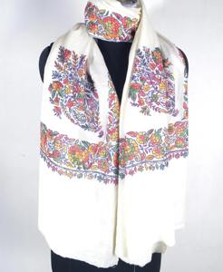 Chal de Poliéster Bordado a Mano, Elegante, Étnico, Transpirable, para Mujer, para Invierno, Estilo Diario, Suave - Product Image 1