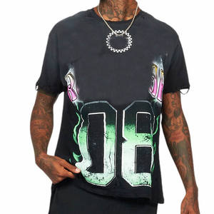 Camiseta con cuello redondo de algodón, suave, transpirable, cómoda, informal, para uso diario, para hombres y mujeres, Top de moda unisex - Product Image 1