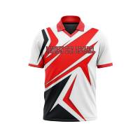 Camiseta de cricket personalizable OEM, uniforme de equipo de nuevo diseño con logotipos sublimados e imágenes en color, conjuntos de cricket