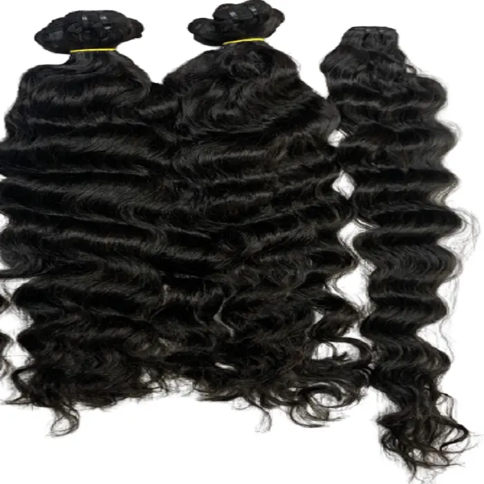 Ocean water wave crochet hair extension human extension weft hair Vietnamese raw hair single donor