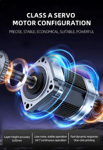 औद्योगिक कार्यालय के अनुकूल 3 डी प्रिंटर 7-इंच टच स्क्रीन-स्वचालित नई 1 साल की वारंटी यूएसबी - Product Image 4