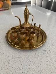 Handmade Brass <b>Wine</b> <b>Goblet</b> Vintage Engraved Chalice Metal Cup Antique Drinking Glass Barware Wedding Gift Classic Decor - Product Image 3