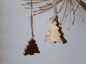 Ornement de Noël luxueux en bois, écologique, excellent cadeau, décoration de Noël et de Nouvel An pour la maison, à suspendre. - Product Image 4