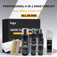 Kit de nettoyage de chaussures personnalisé MVP Style, fabriqué aux États-Unis, avec nettoyant moussant riche, retouche blanche et spray hydrofuge anti-taches d'eau