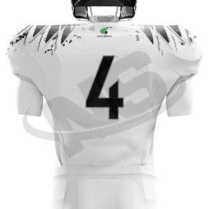 ชุดกีฬาสำหรับผู้ชายเสื้อฟุตบอลแบบอเมริกันซับลิเมตชุดกีฬาระบายอากาศใส่สบายออกแบบได้ตามต้องการ - Product Image 3