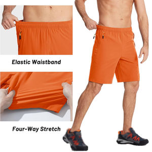 Short de sport léger à séchage rapide pour l'été en cours d'exécution High Street Design avec poches zippées Nouvelle saison Summer Wear - Product Image 3