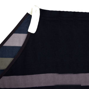 Manta para Caballo con Rayas Azul Marino y Morado, Forro Polar, Relleno de Poliéster, 2 Correas para las Patas, Solapa para la Cola, Uso en Exteriores en Invierno - Product Image 6
