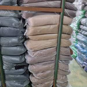 Tissu en maille 100 % coton fabriqué en Corée, extensible, doux, de haute qualité, uni, teint en pièce pour vêtements et robes - Product Image 6