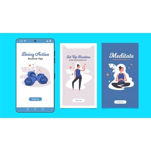 Mindease Thiền và ứng dụng sức khỏe Tâm thần để thư giãn giảm căng thẳng và chăm sóc sức khỏe cảm xúc - Product Image 1