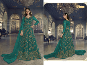 New Collection Silk Faux Georgette Heavy Embroidery Sequence Work <b>Top</b>-Bottom Dupatta Set Fully Stitched Ready Wear <b>Party</b> - Product Image 3