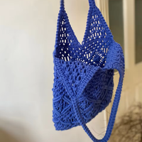 Sacs à main Lady Macramé en multicolore Bohème tissé Beach Tote Bag Style Handmade