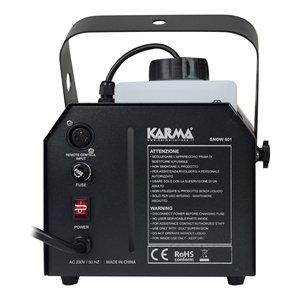 Máquina de nieve Karma 601 negra 33.2x19.5x15.5 cm 3.8 kg con control remoto para efectos escénicos - Product Image 3