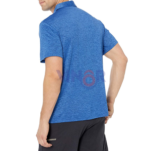 Algodón tejido de alta calidad para camisa de manga corta Casual transpirable Color sólido verano ropa de Golf - Product Image 5