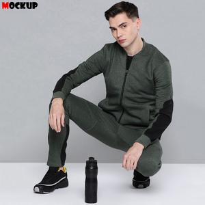 Conjunto Deportivo Unisex de 2 Piezas, Sudadera con Capucha y Pantalones Jogger, Traje Deportivo Holgado con Estampado Sólido, Personalizable OEM para Gimnasio y Fitness - Product Image 4