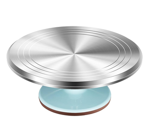 Soporte de pastel de acero inoxidable de excelente calidad, perfecto para bodas y fiestas, diseño Redondo, soporte de pastel de acero hecho a mano - Product Image 6