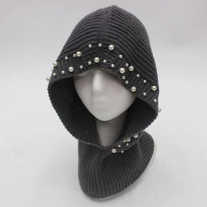 Wholesale Stock <b>Winter</b> Knitted <b>Hat</b> Windproof Keep Warm Neck Scarf, Stylish Balaclava <b>Hat</b> for <b>Woman</b> - Product Image 5