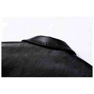 High Quality Fashion Mens Pure Leather Casual <b>Canvas</b> <b>Jacket</b> OEM Custom Logo Design Front Logo Position Leather <b>Jacket</b> - Product Image 6