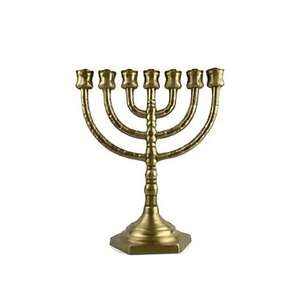Nouveau support Menorah en métal avec design élégant Vente en gros à la main Menorah juive Bougeoirs Religions Candélabres - Product Image 6
