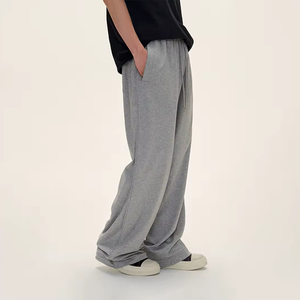 Pantalon de survêtement unisexe taille extensible pantalon de survêtement baggy commande en gros pantalon de survêtement baggy - Product Image 3