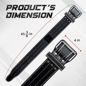 Proveedor directo de fábrica, cinturón de levantamiento de pesas para hombres y mujeres, culturismo, Fitness, soporte trasero, entrenamiento cruzado, cinturón de gimnasio - Product Image 2