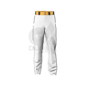 Ensemble d'uniformes de baseball pour hommes adultes en gros, 100% polyester, motif 3D, tissu respirant, col en V, logo frontal, nom d'équipe personnalisé - Product Image 4