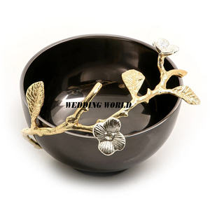 Ensemble de deux bol à chocolat design excellente qualité bol sucré fait à la main classique élégant fantaisie nouveau bol à chocolat en métal - Product Image 6