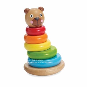 Ensemble de jouets éducatifs en bois pour bébé avec puzzle animal et tableau d'équilibre sensoriel - Product Image 3