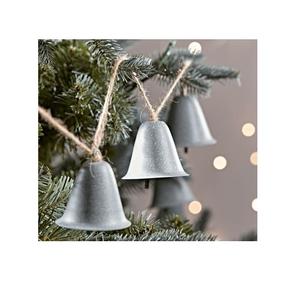 Antique inspired metal iron cow bells for hanging on gates <b>barns</b> or <b>doors</b> with loud sound for traditional charm - Product Image 2