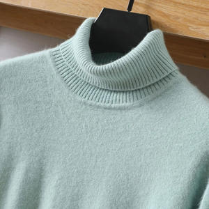 Pull en cachemire pour homme de luxe, toucher doux, tricoté, logo personnalisé en option sur le devant, haute qualité, vente en gros, fabrication en usine - Product Image 4