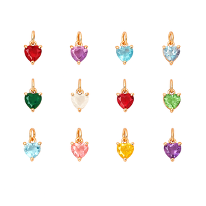 Tanzanite plaqué or en forme de coeur pierre de naissance à facettes breloque à griffes pendentif pierre précieuse breloque faite à la main pour la fabrication de bijoux - Product Image 6