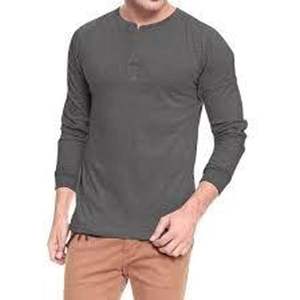 T-shirts personnalisés en coton pour hommes T-shirts à manches courtes et col en V avec couleurs personnalisées ou logo imprimé T-shirt en coton pour hommes - Product Image 3