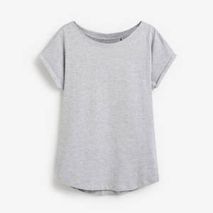 Camiseta informal de manga corta para mujer con logotipo personalizado, ropa de verano de alta calidad 100% algodón, secado rápido, transpirable, Etiqueta Privada, venta - Product Image 6