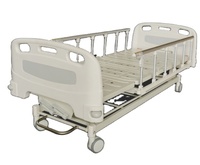 Lit d'hôpital manuel à 2 manivelles de haute qualité pour le soin des patients, lit d'hôpital électrique à 2 fonctions, lit médical pour patients