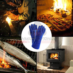 Gants de soudage en cuir tricoté de haute qualité pour l'hiver Gants de travail à faible quantité minimale de commande pour les scènes extérieures - Product Image 6