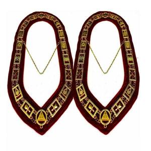 Collier maçonnique 33 33e degré Rite écossais violet ailes de soutien vers le bas bijoux de haute qualité moins cher maçonnique Regalia colliers de chaîne - Product Image 5
