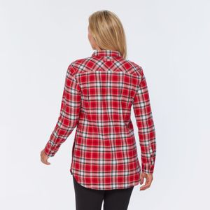 Chemise en flanelle à carreaux pour femme-Confortable, chaude et parfaite pour la superposition pendant les aventures en plein air d'automne et d'hiver - Product Image 4